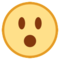 Face With Open Mouth emoji on HTC